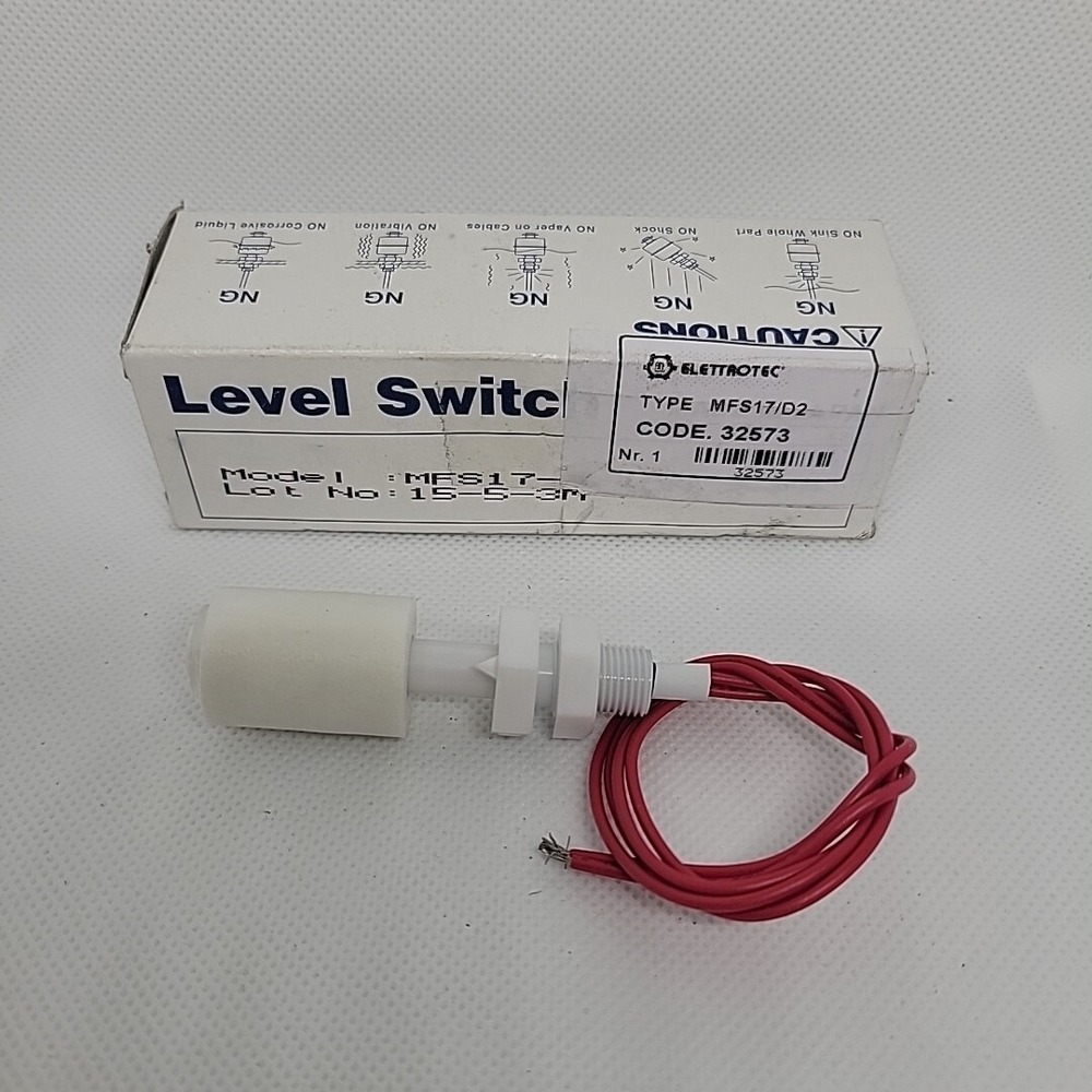 Elettrotec MFS17-D/2 Liquid Level Float Switch Code 32573 New